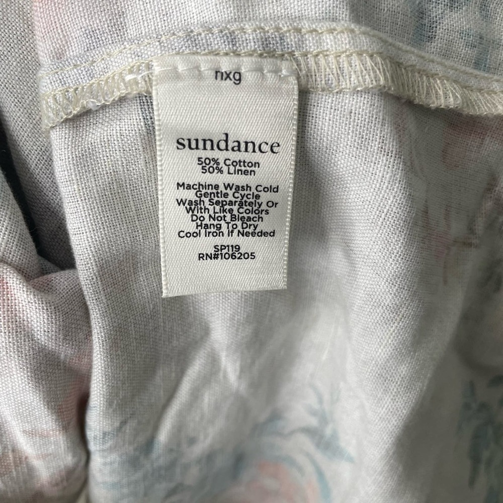 NWOT SUNDANCE Short Sleeve Floral Midi Dress - Picture 5 of 5